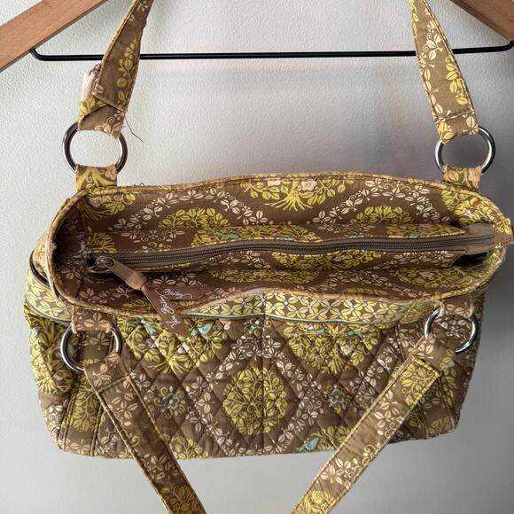 Vera Bradley Sittin In A Tree Quilted Shoulder Bag Purse - Picture 6 of 10